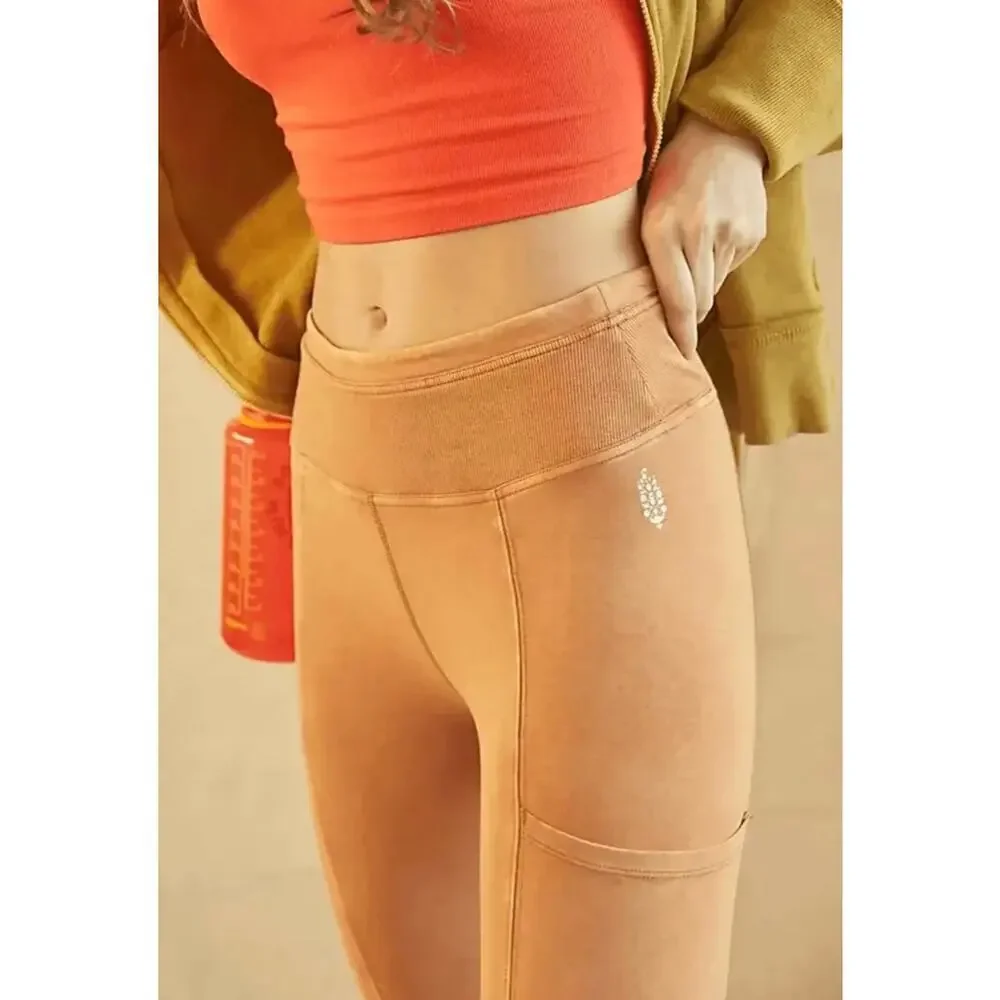 Free People New Shot Infinity Strap Leg Leggings Size Xs